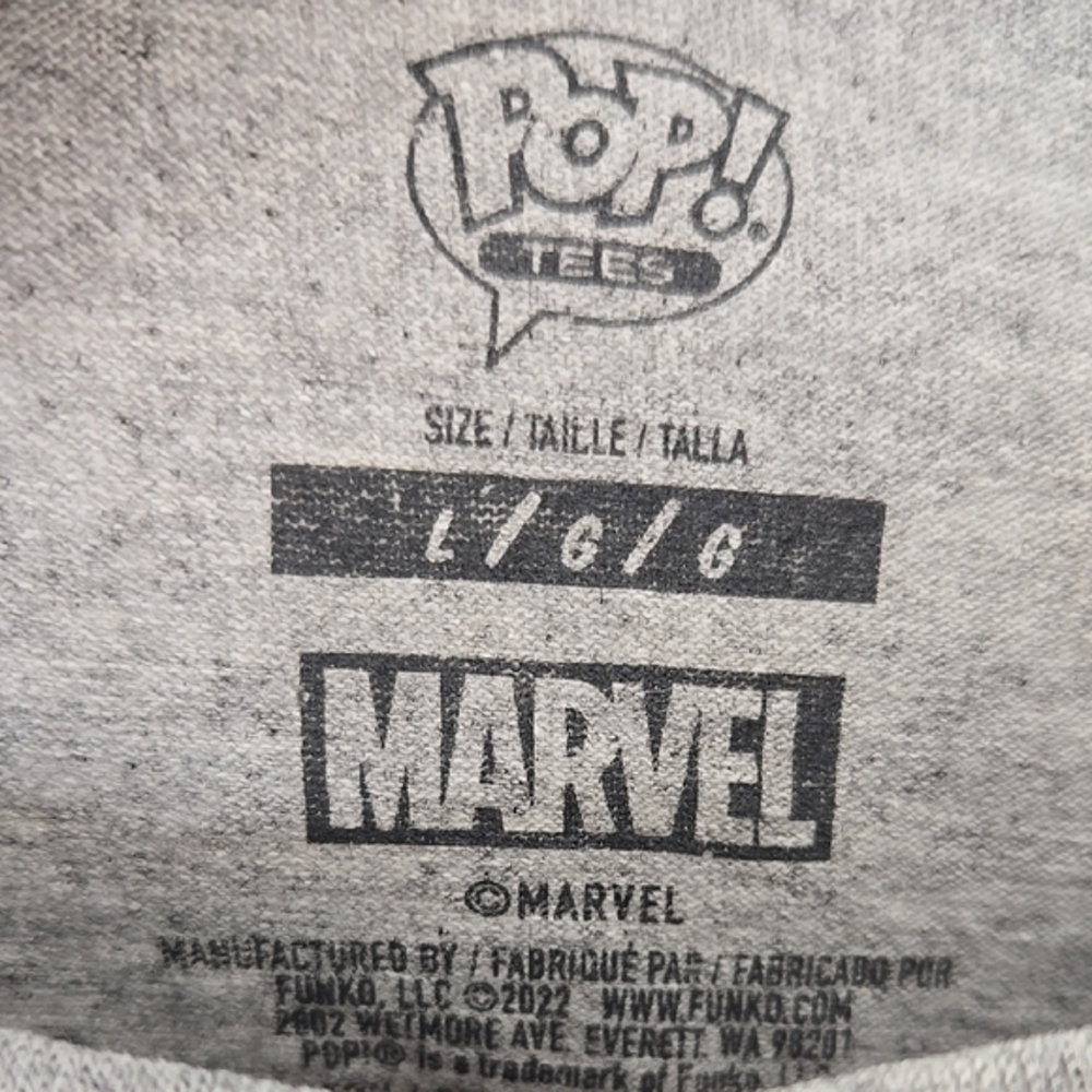 Marvel Gray Thor Short Sleeve Tee - Picture 2 of 4
